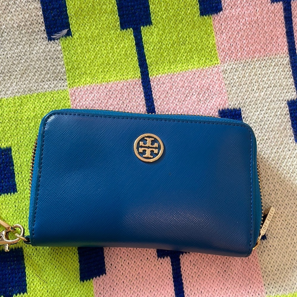 Navy Tory Burch Wallet